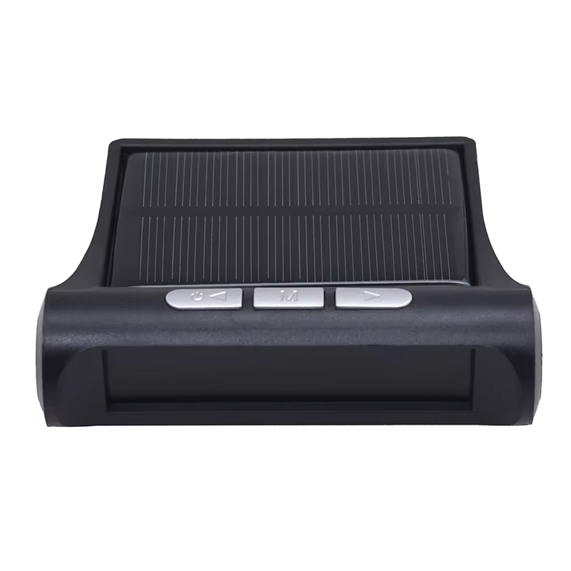 TPMS Solar‑Reifendrucksensor / Solar TPMS Car Tire Pressure Monitoring System (with 4 Internal/External Sensors)